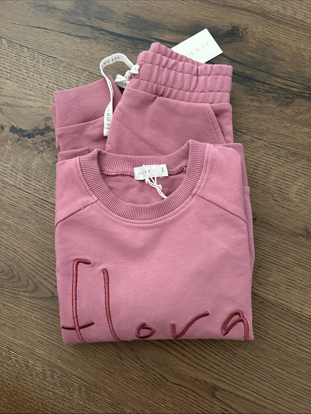 Jamie Kay Mauve Pink Sweatshirt and Joggers Set